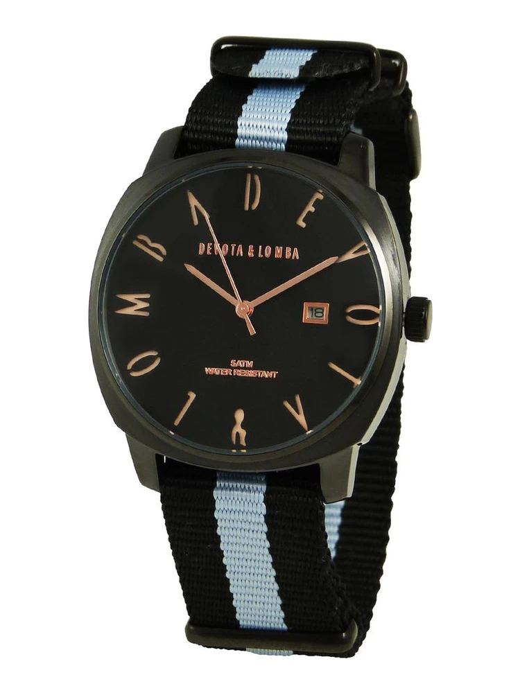 Black Nylon Bracelet Watch
