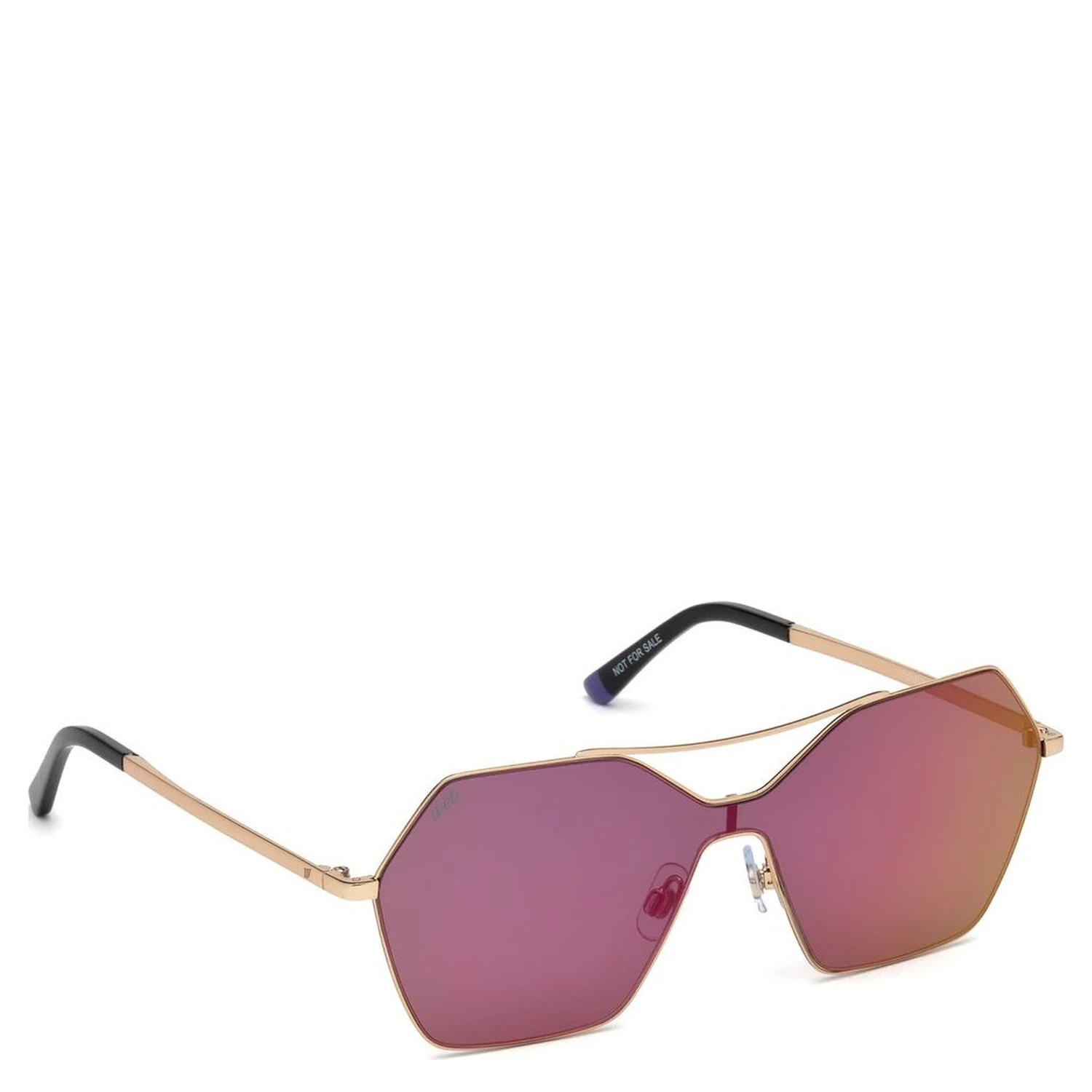 Rose Gold Metal Sunglasses