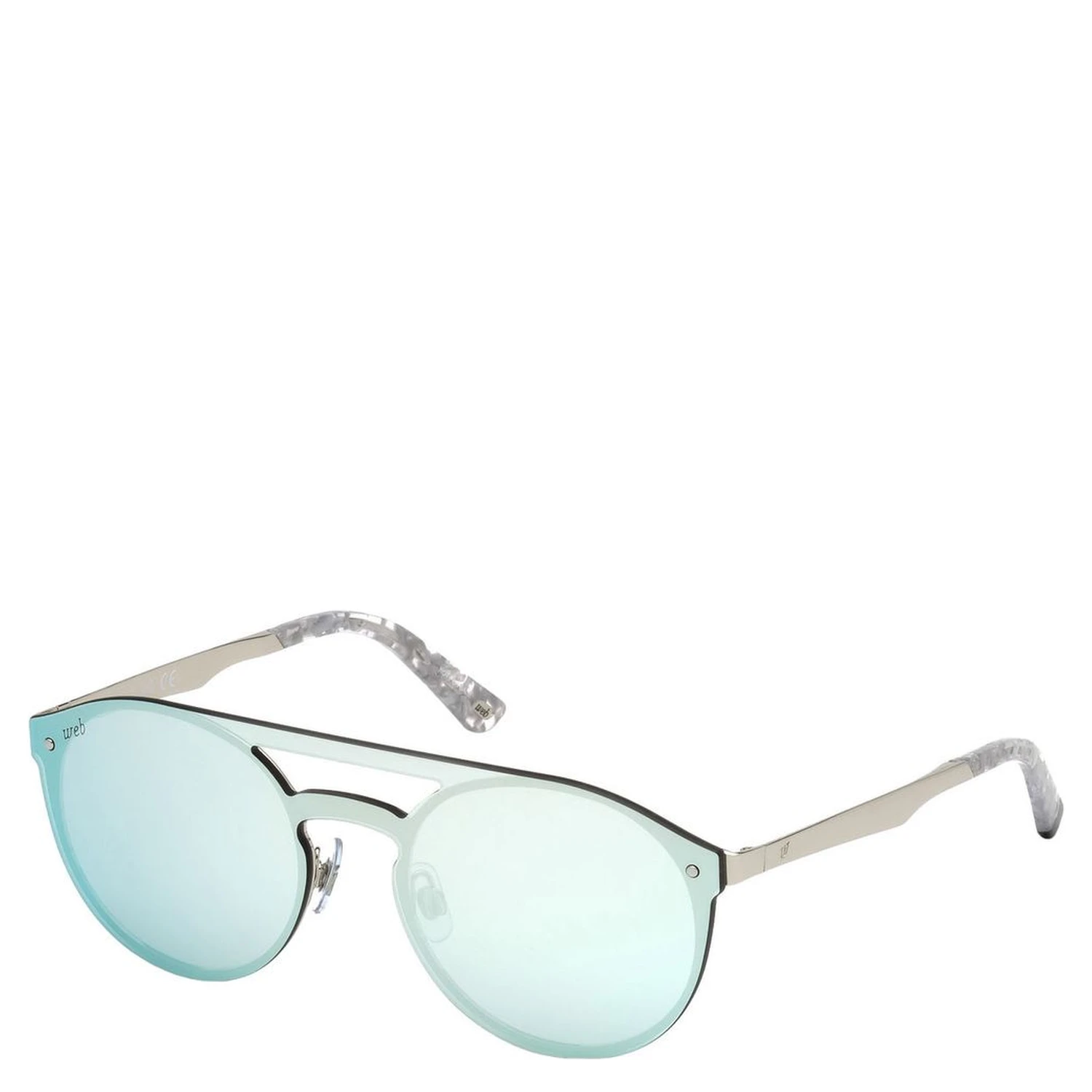 Transparent Metal Sunglasses