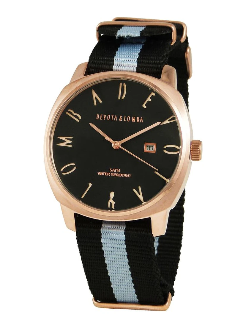 Black Nylon Sport Watch