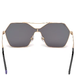 Rose Gold Metal Sunglasses