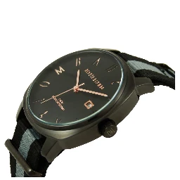 Black Nylon Bracelet Watch