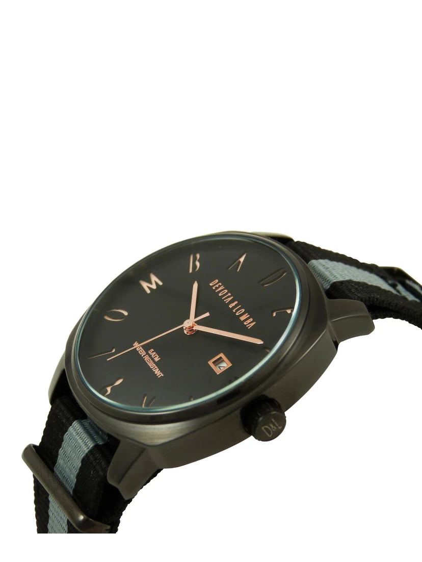 Black Nylon Bracelet Watch