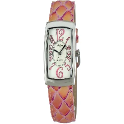 Bicolor Leather Dress Watch