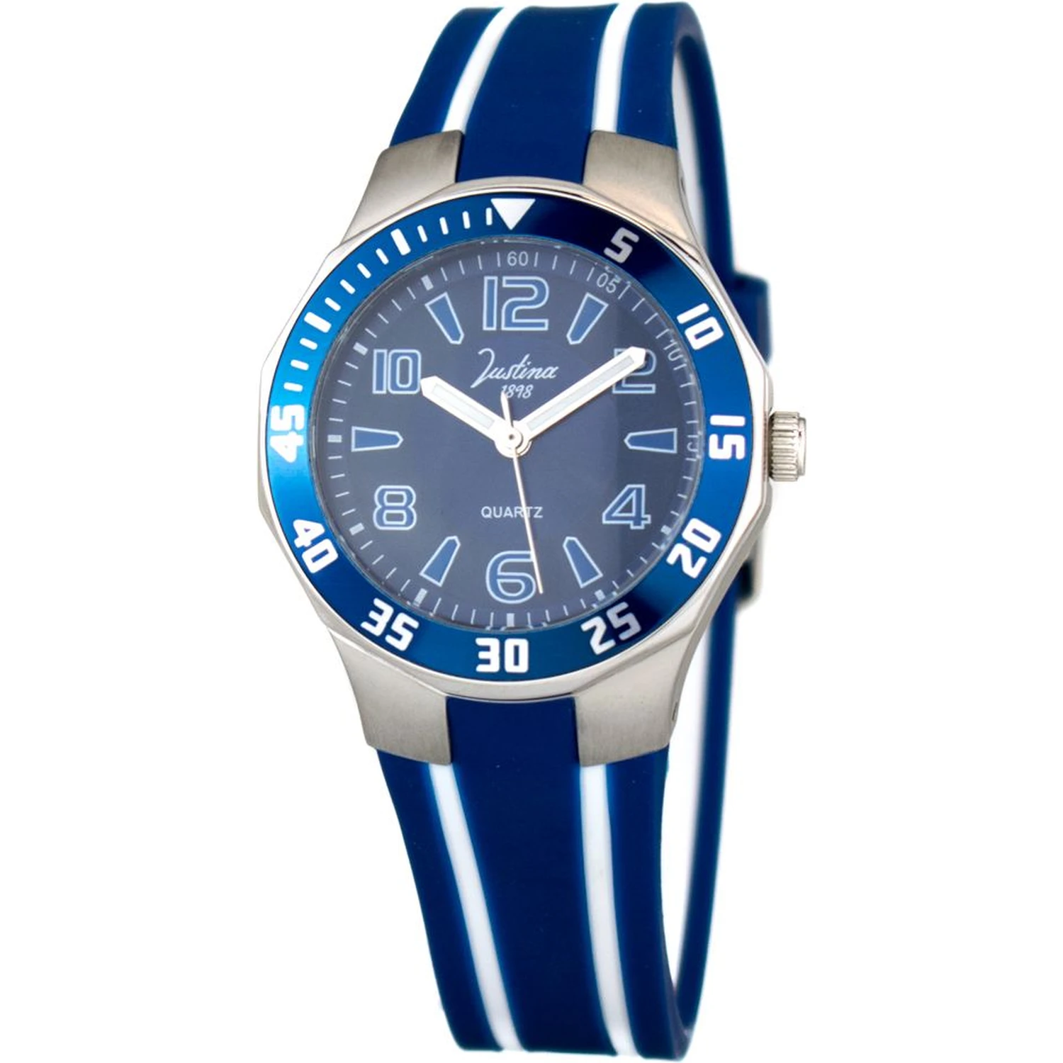 Bicolor Rubber Sport Watch