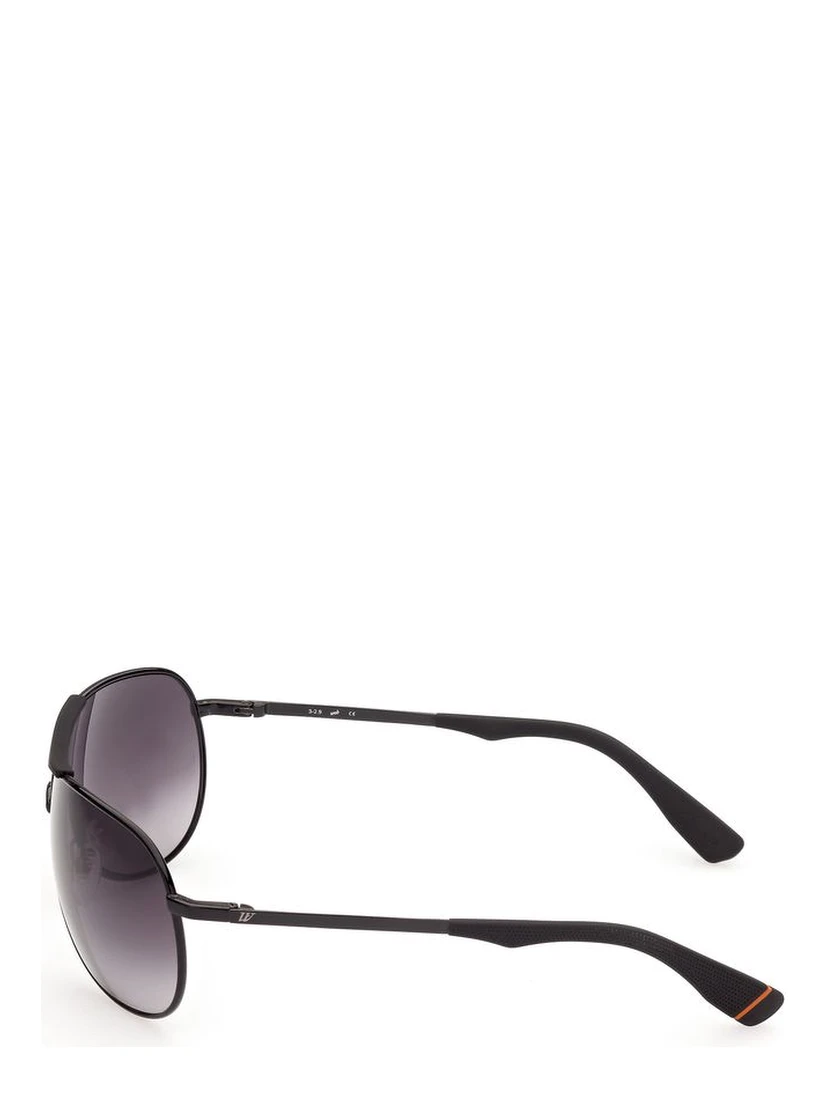نظارات شمسية معدنية سوداء
