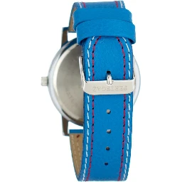Blue Leather Dress Watch