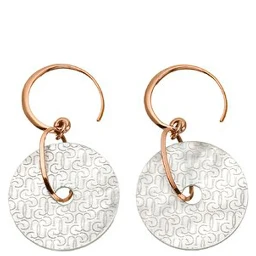 Bicolor Silver Earrings