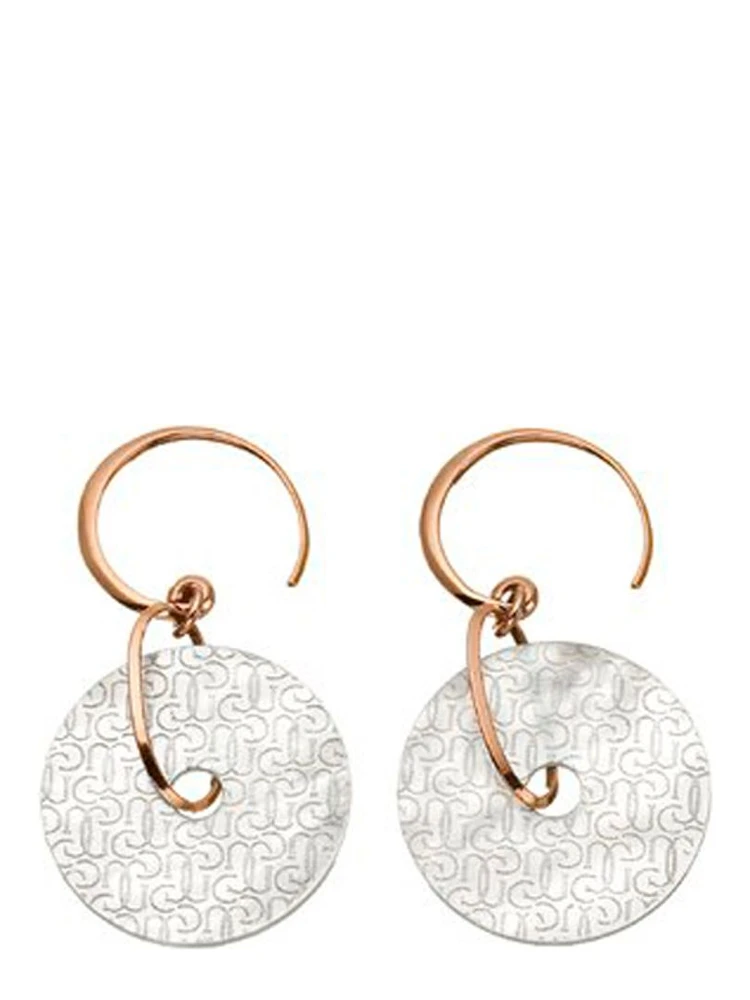 Bicolor Silver Earrings