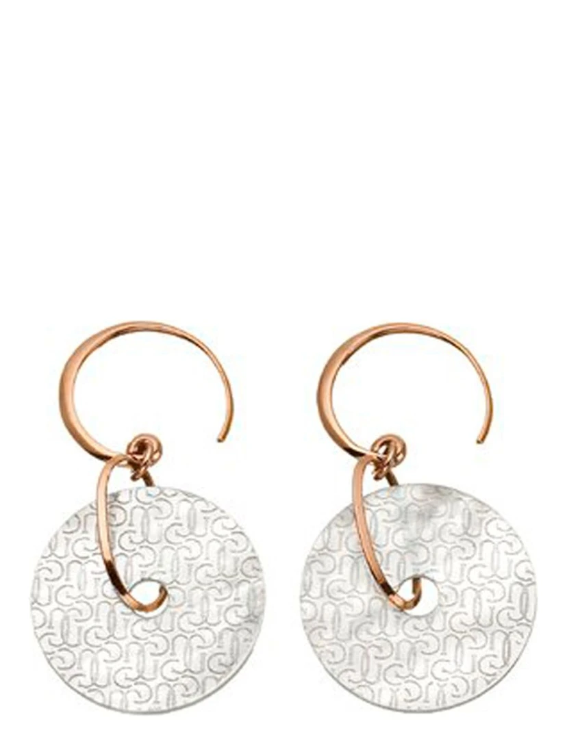 Bicolor Silver Earrings
