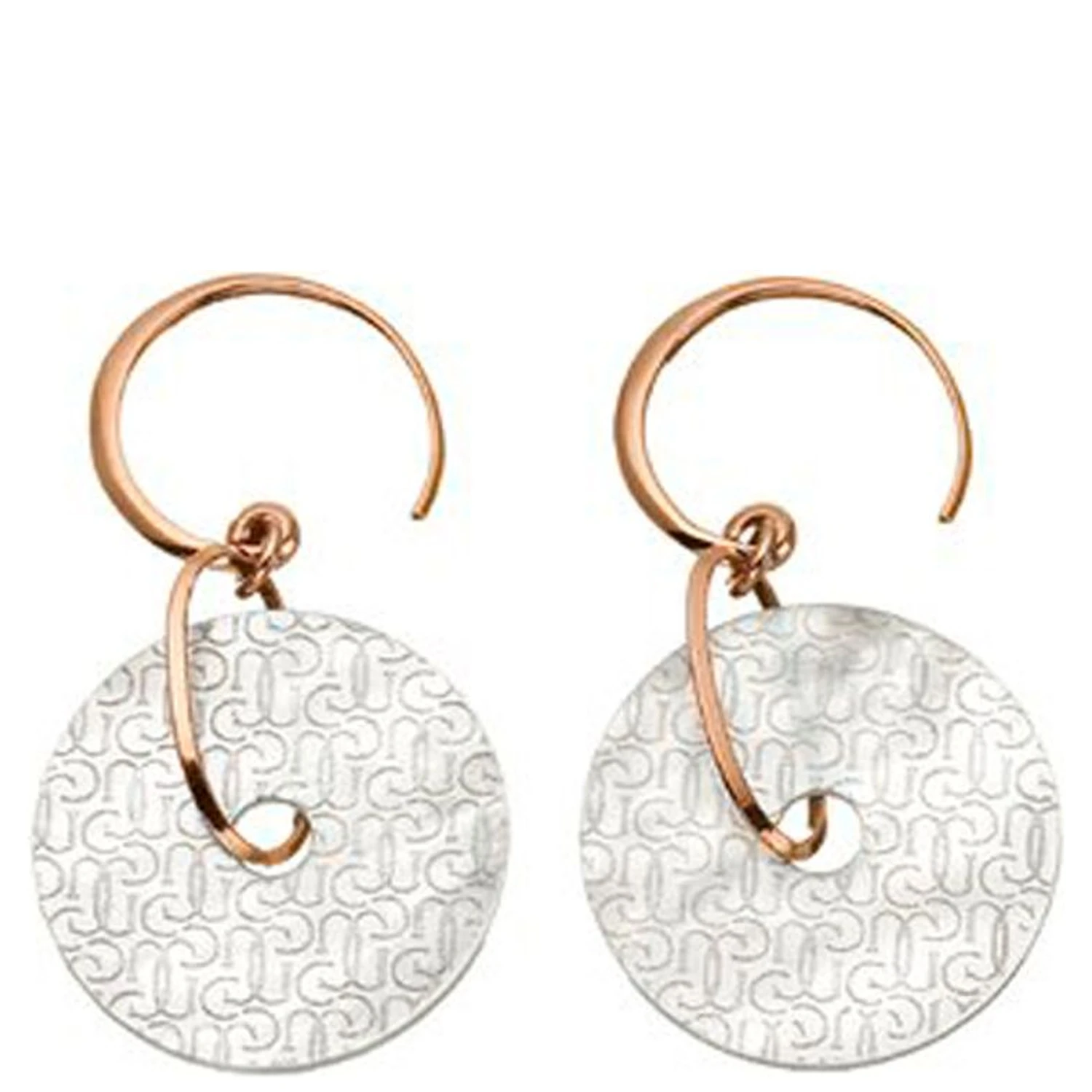 Bicolor Silver Earrings