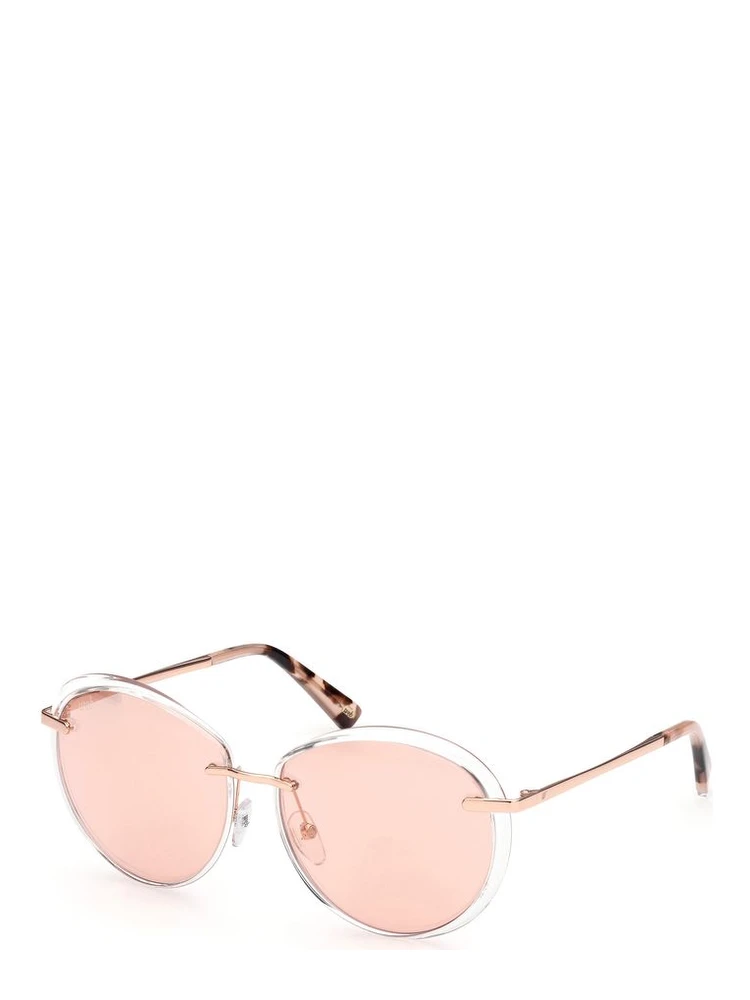 Transparent Metal Sunglasses