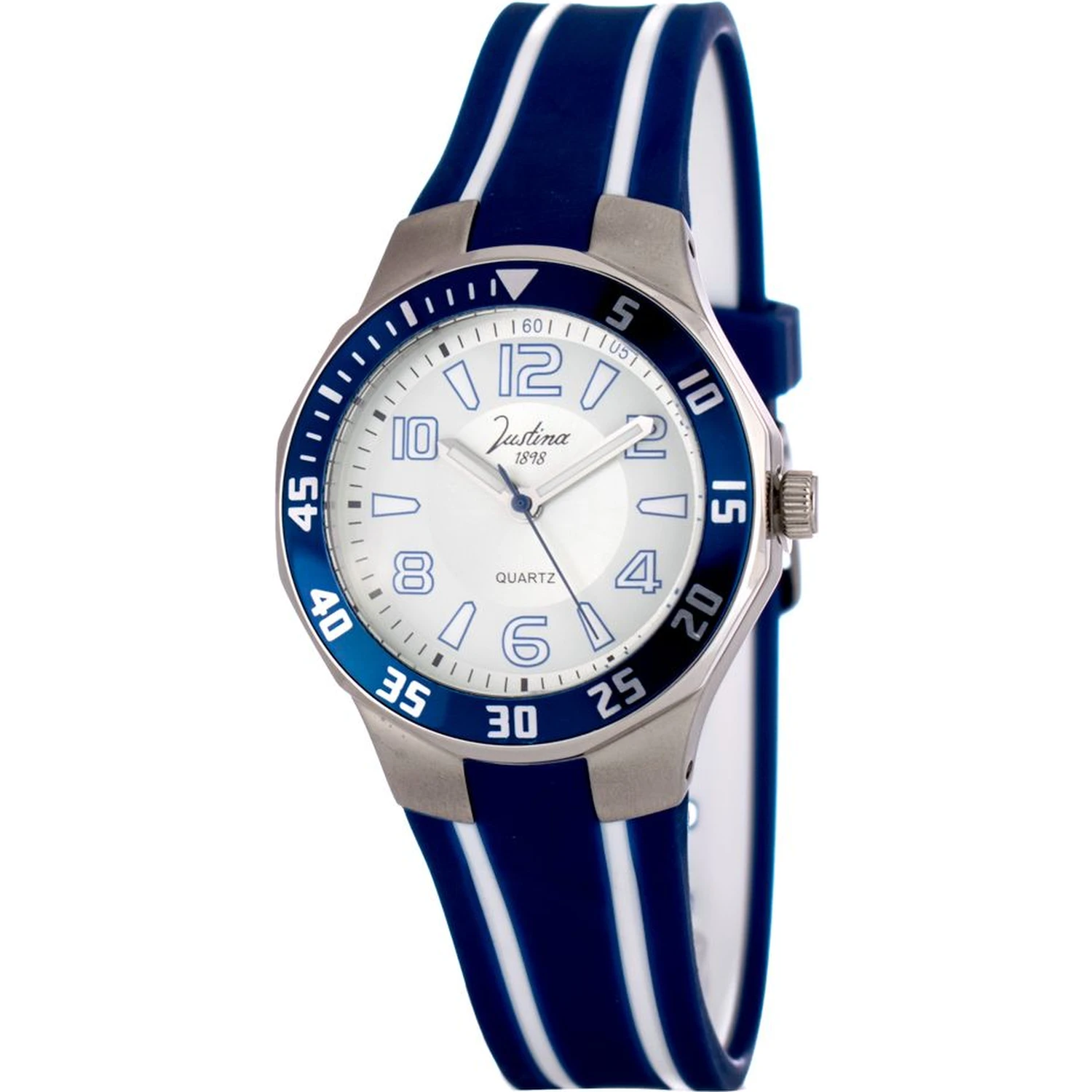 Bicolor Rubber Sport Watch