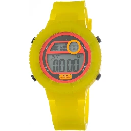 Bicolor Synthetic Digital Watch