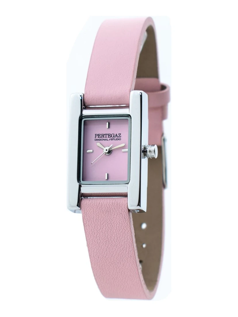 Multicolor Leather Dress Watch