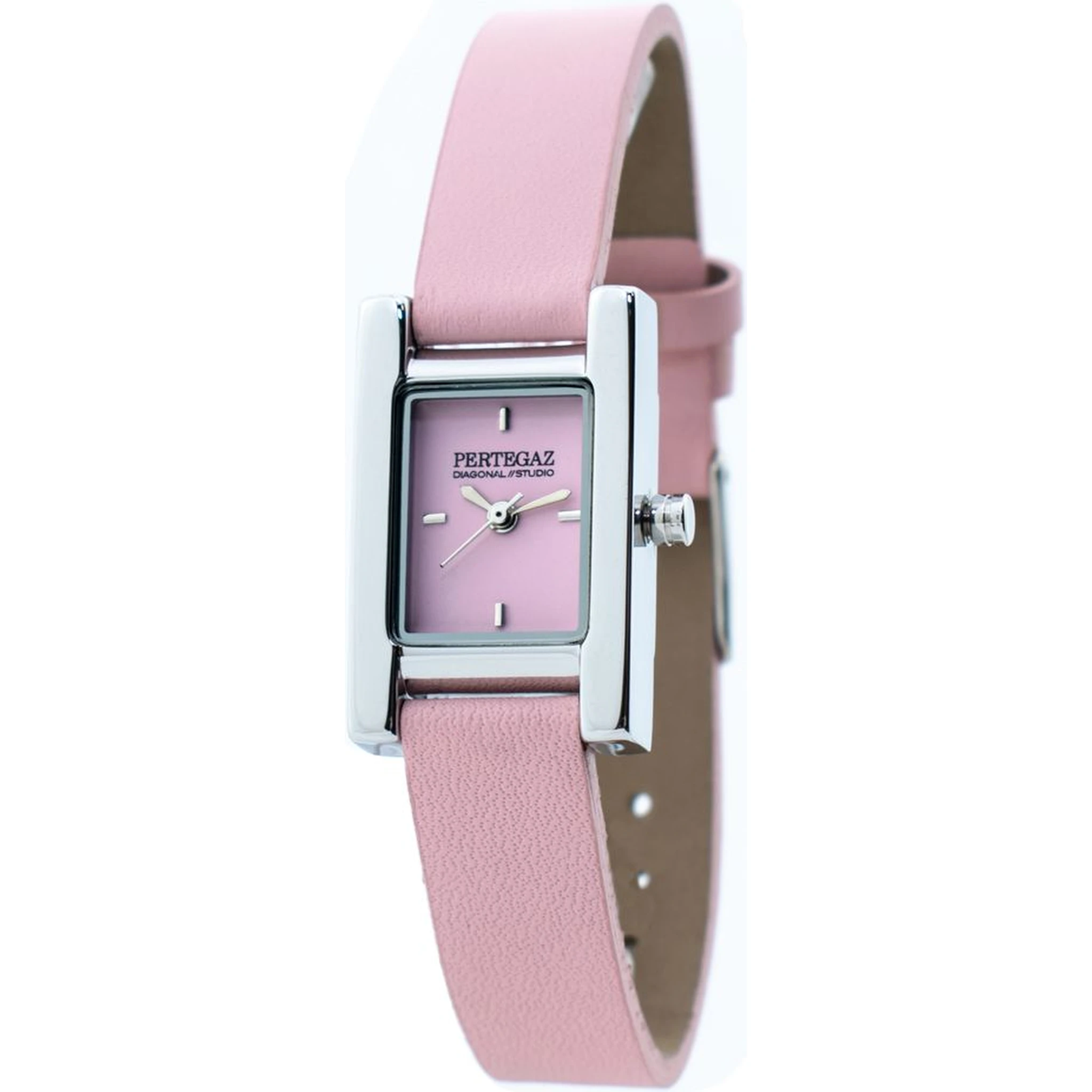 Multicolor Leather Dress Watch