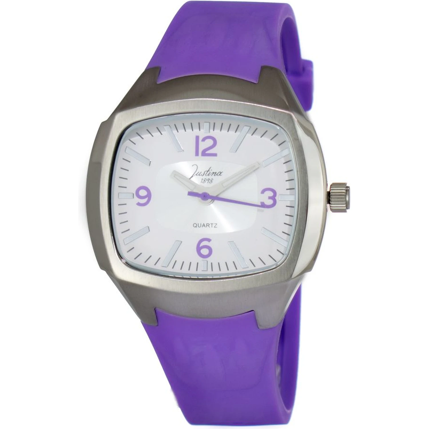 Purple Rubber Dress Watch