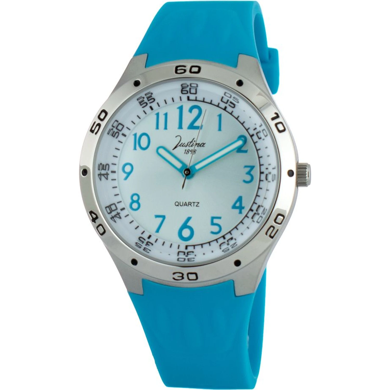 Blue Rubber Dress Watch