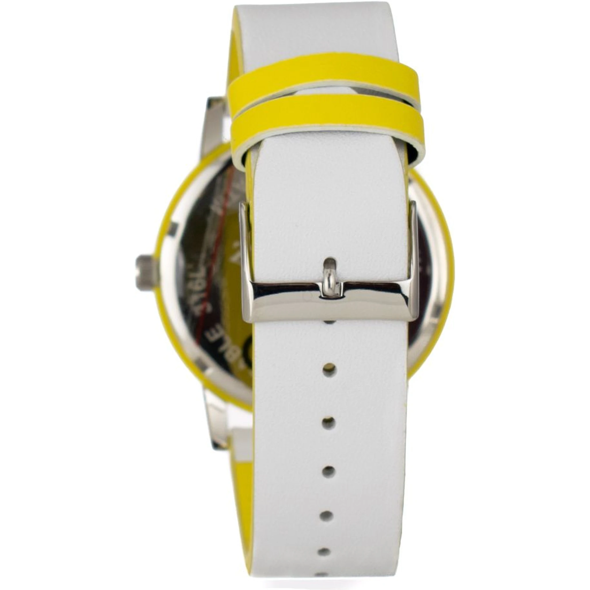 White Leather Dress Watch