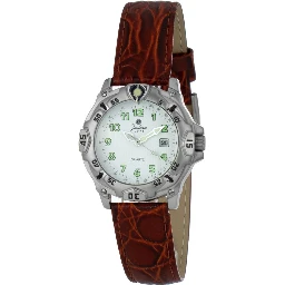 Brown Leather Dress Watch