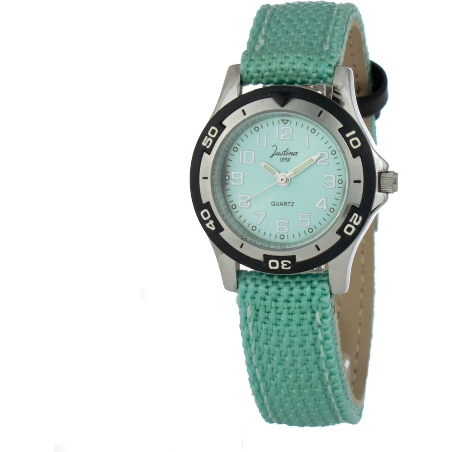 Bicolor Leather Dress Watch