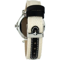Beige Leather Dress Watch