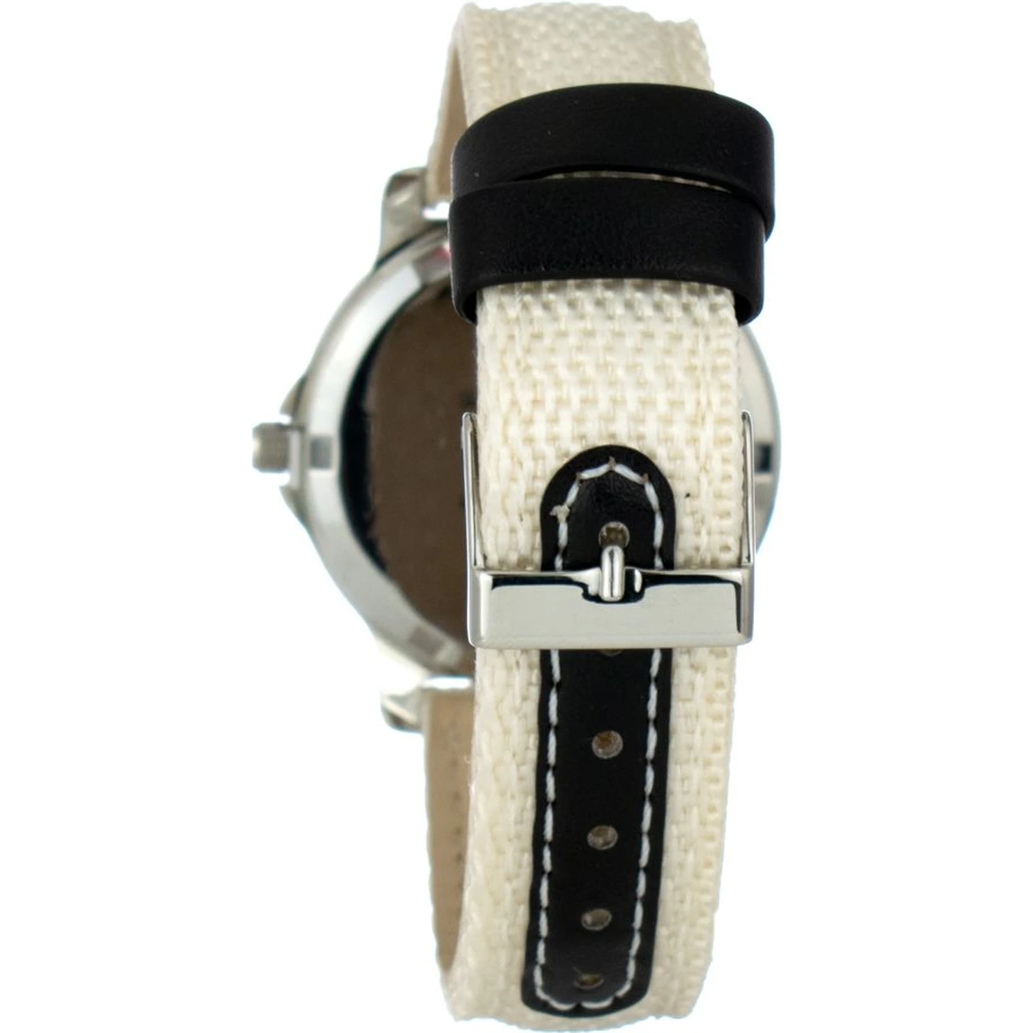 Beige Leather Dress Watch