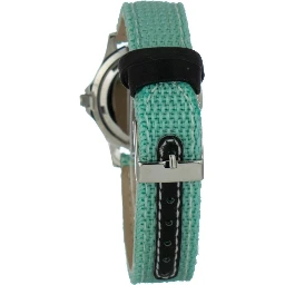 Bicolor Leather Dress Watch