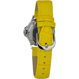 Bicolor Leather Dress Watch