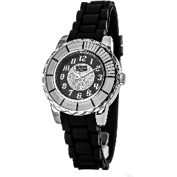 Black Rubber Bracelet Watch