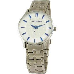 Silver Stainless Steel Dress Watch