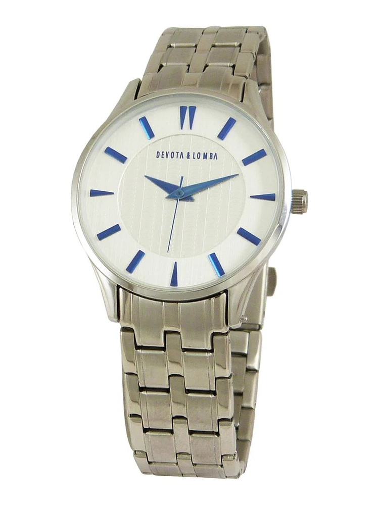 Silver Stainless Steel Dress Watch