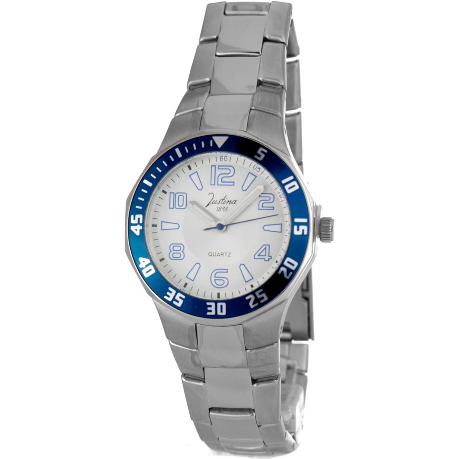 Silver Stainless Steel Dress Watch