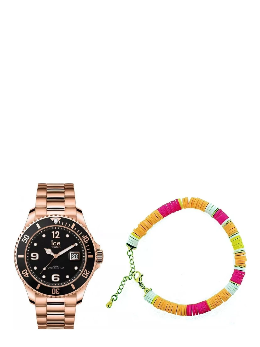 Multicolor Stainless Steel Bracelet Watch