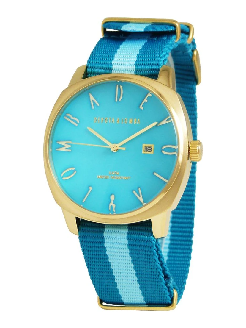 Blue Nylon Dress Watch