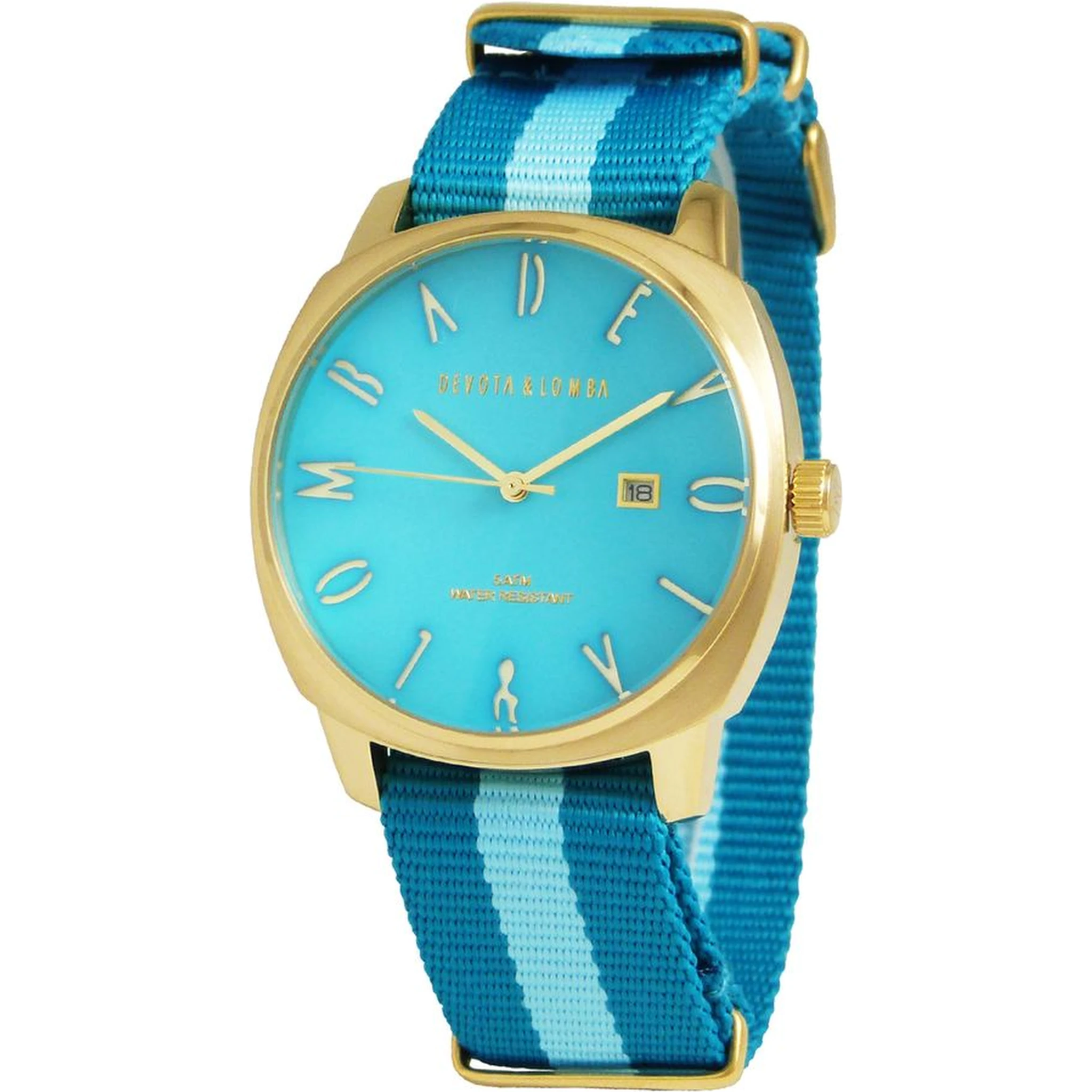 Blue Nylon Dress Watch