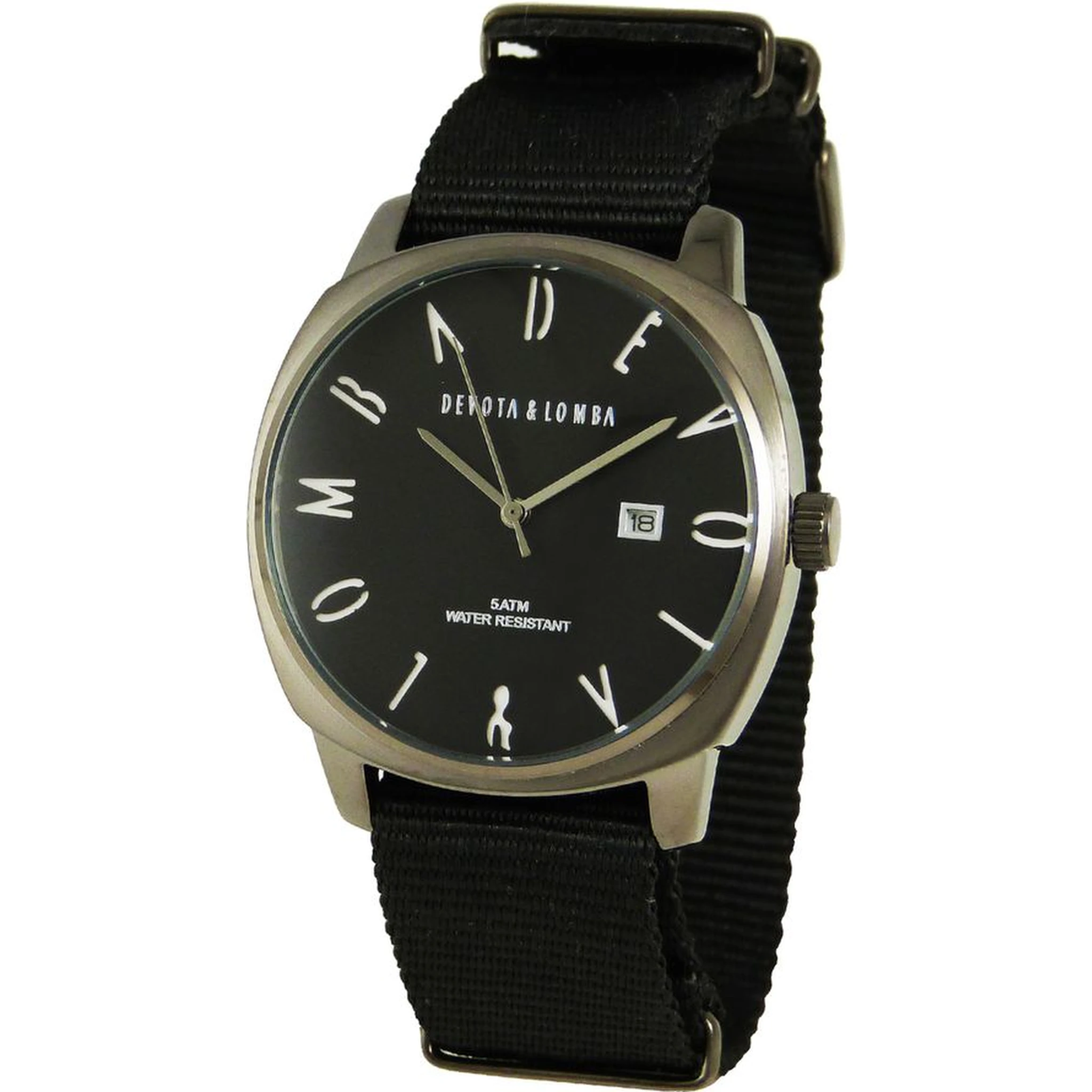 Black Nylon Dress Watch