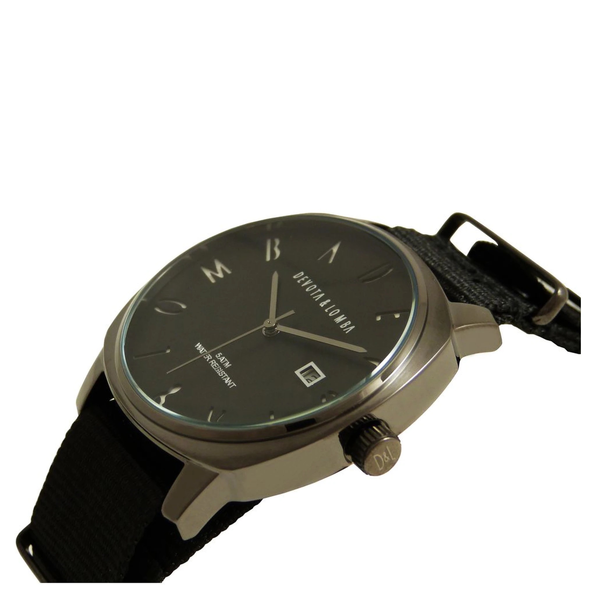 Black Nylon Dress Watch