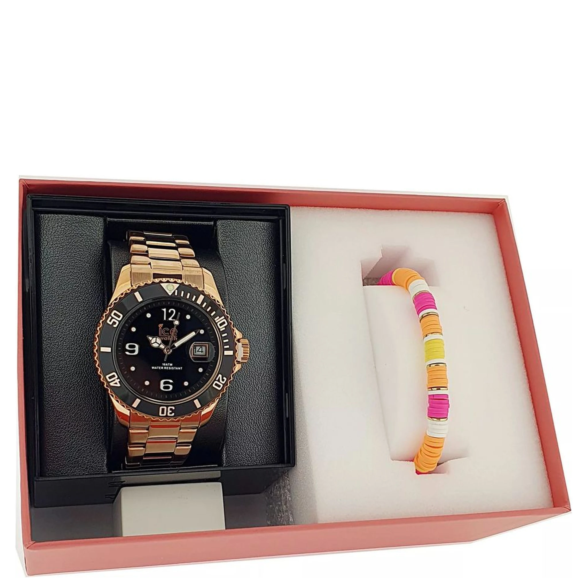 Multicolor Stainless Steel Bracelet Watch