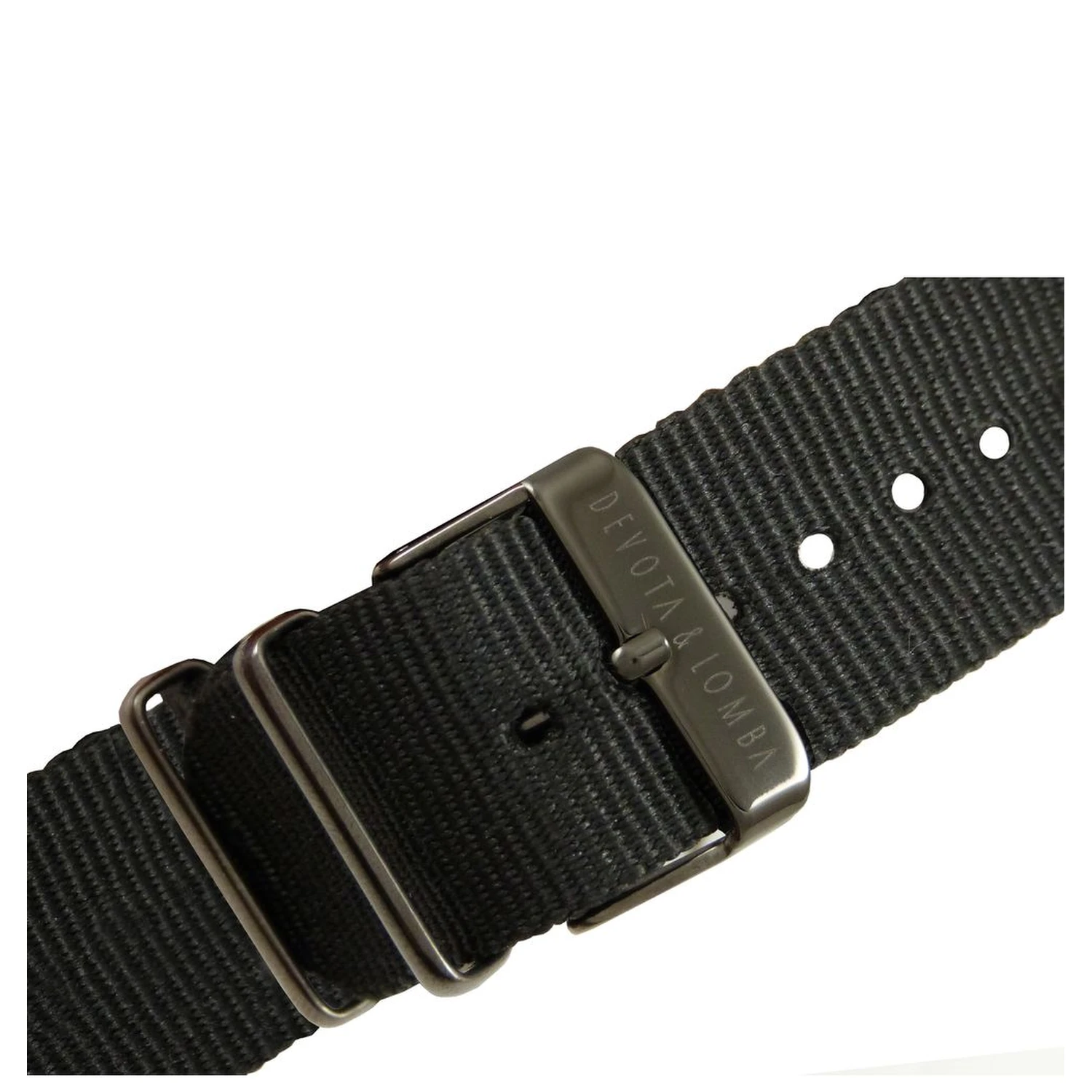 Black Nylon Dress Watch
