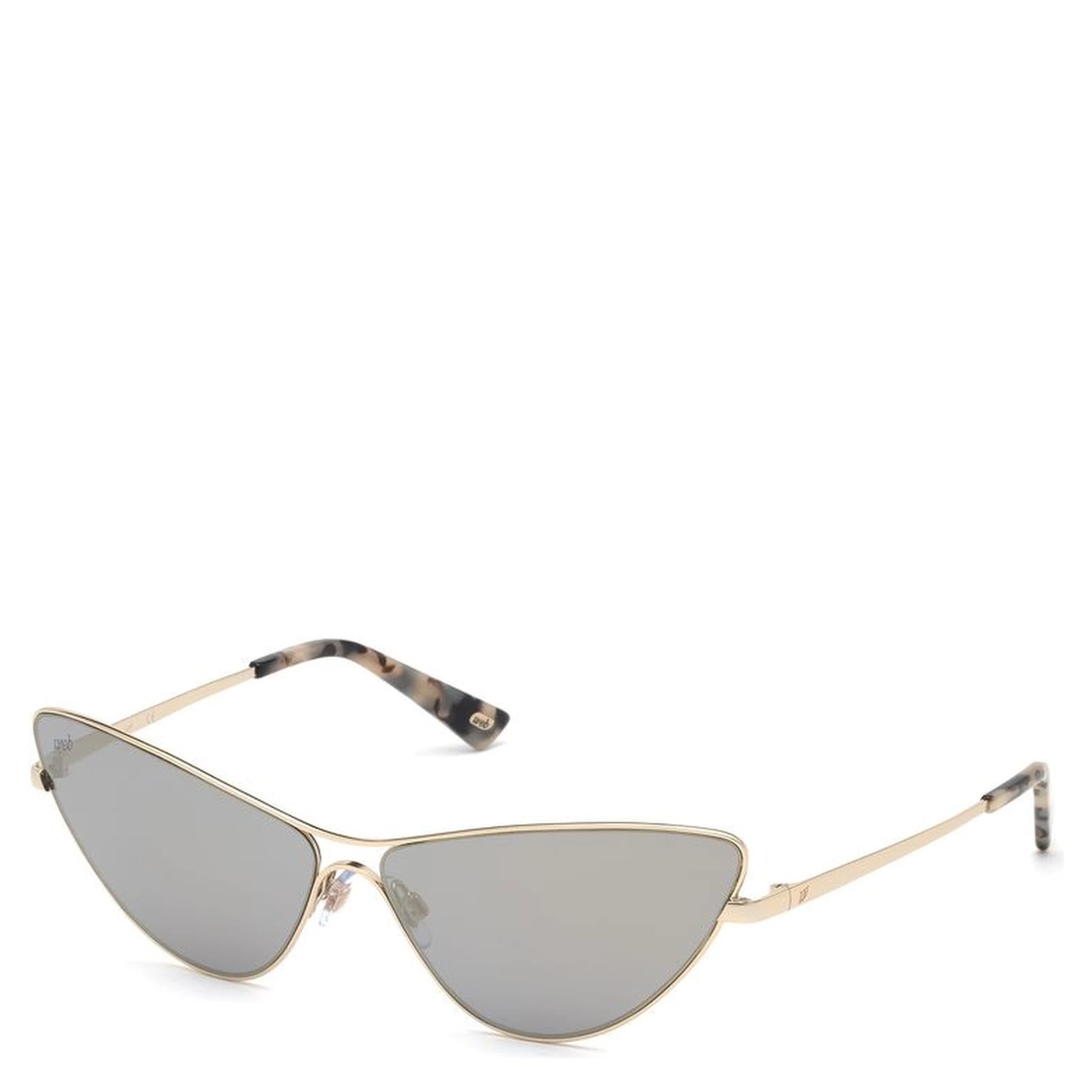 نظارات شمسية معدنية ذهبية