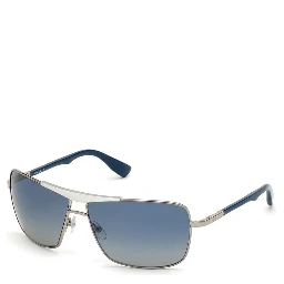 Gray Metal Sunglasses