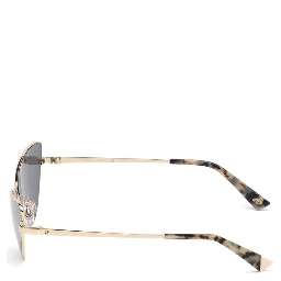 نظارات شمسية معدنية ذهبية