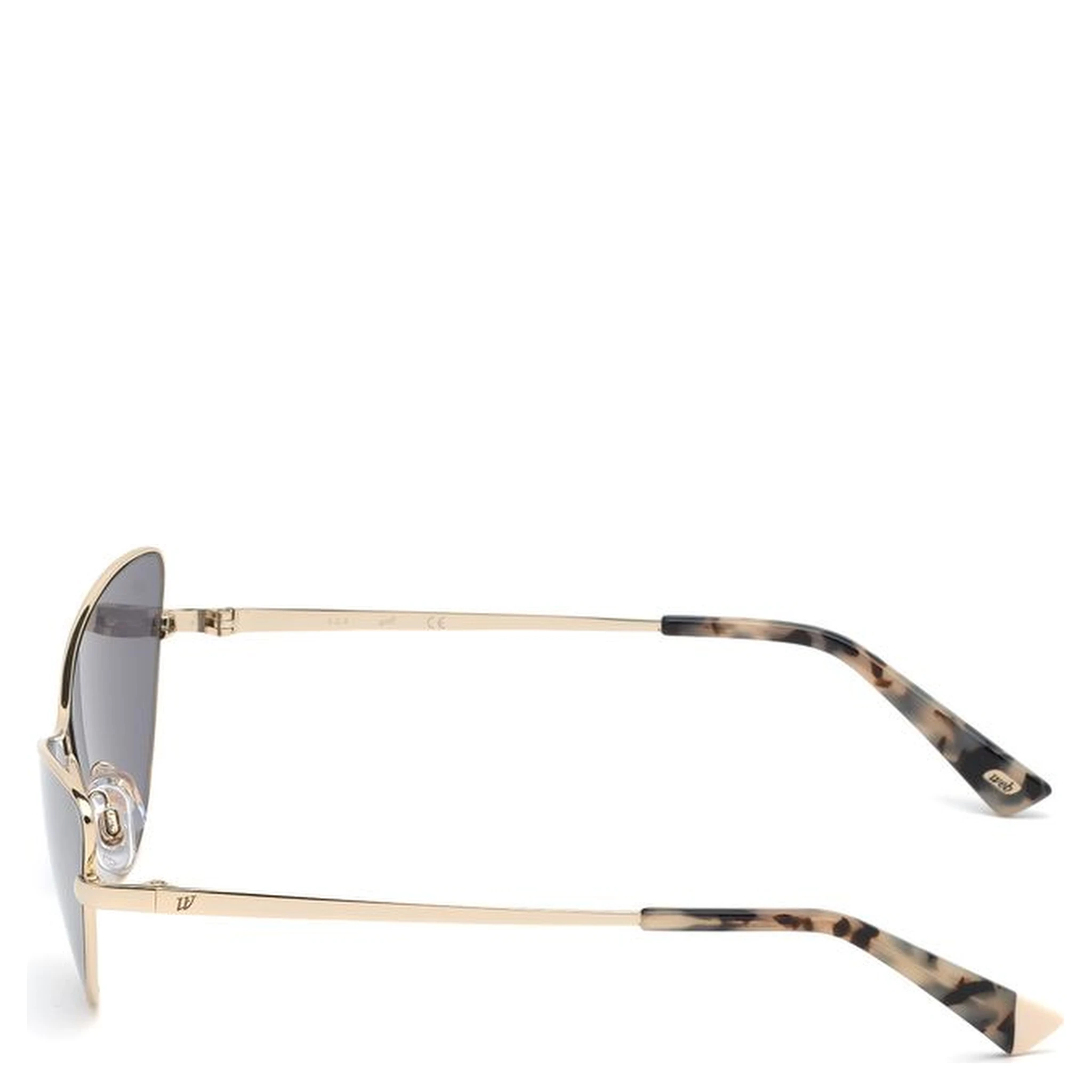 نظارات شمسية معدنية ذهبية