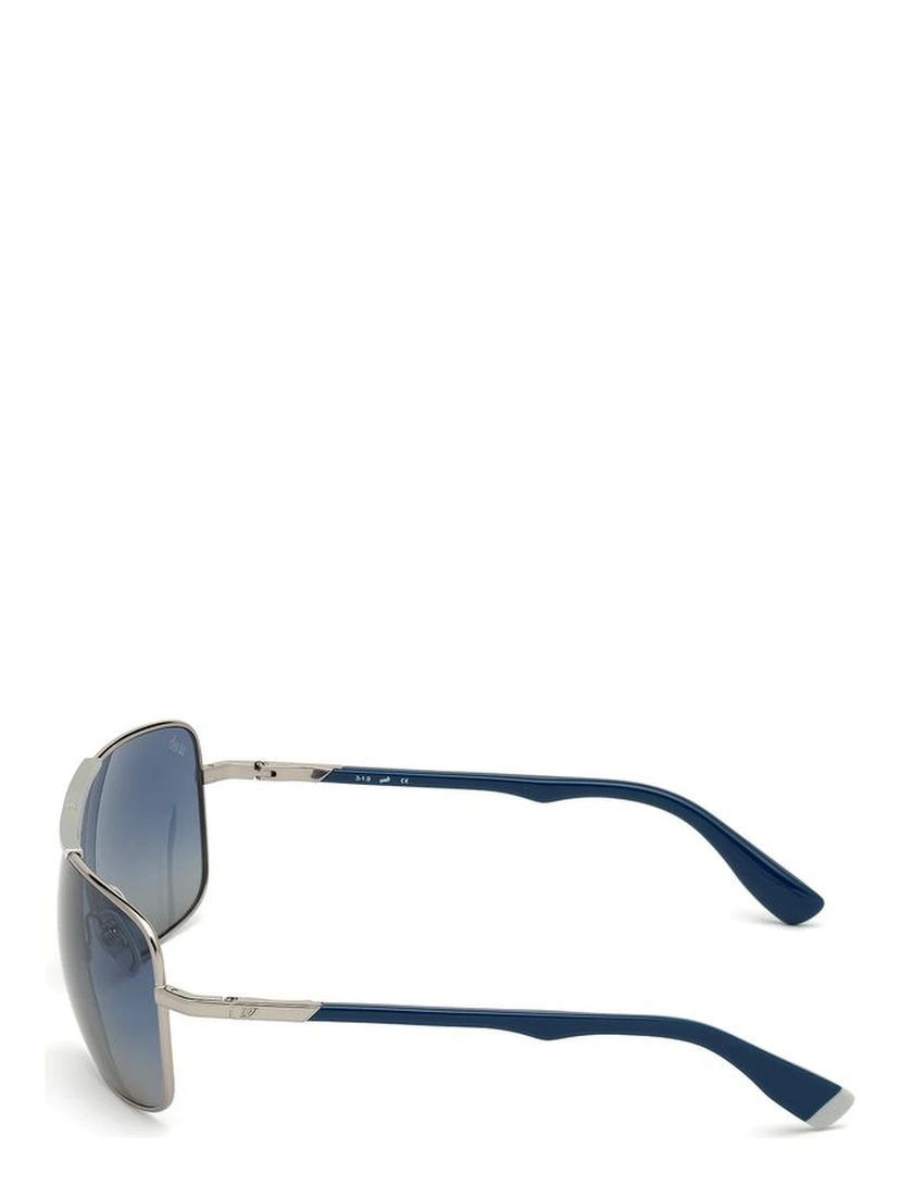 Gray Metal Sunglasses