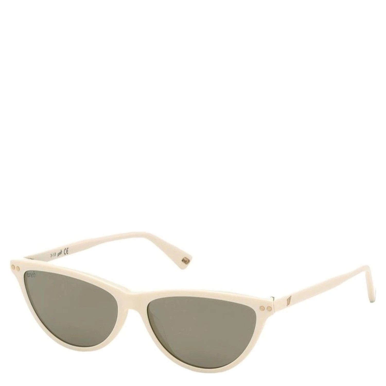 White Acetate Sunglasses