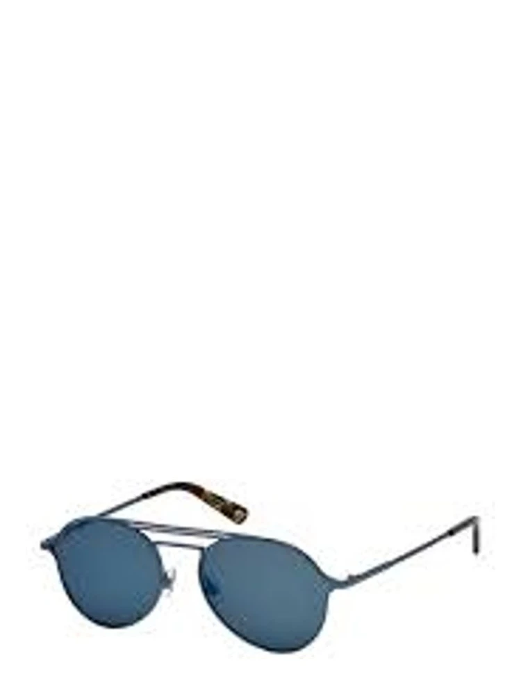 Blue Metal Sunglasses