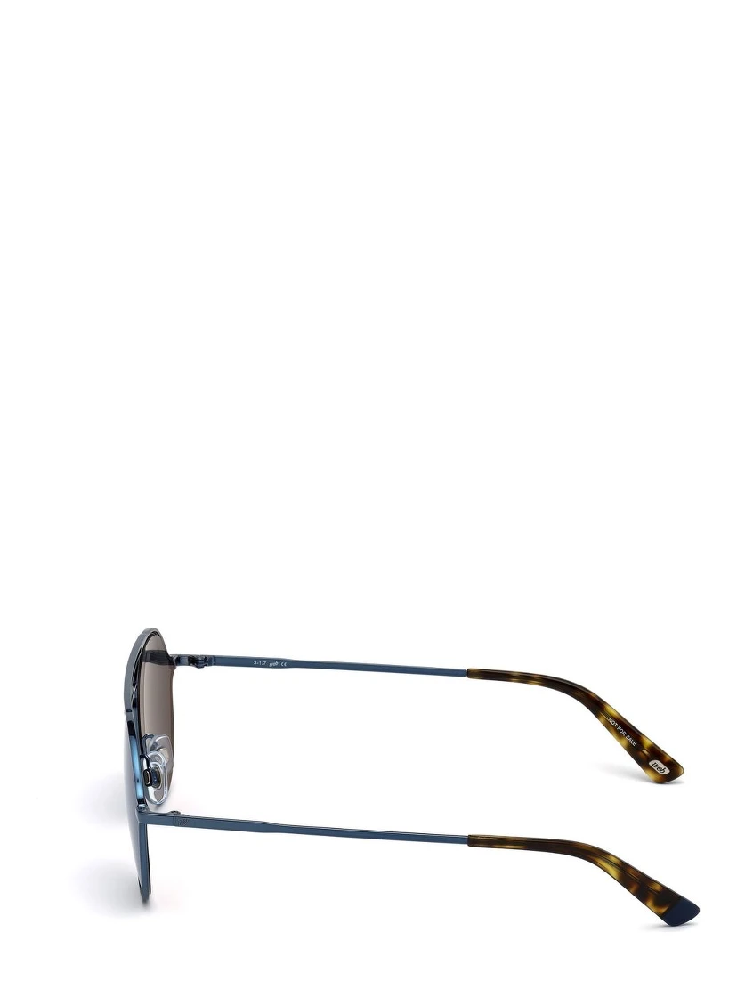 Blue Metal Sunglasses