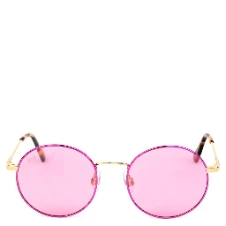 Pink Metal Sunglasses