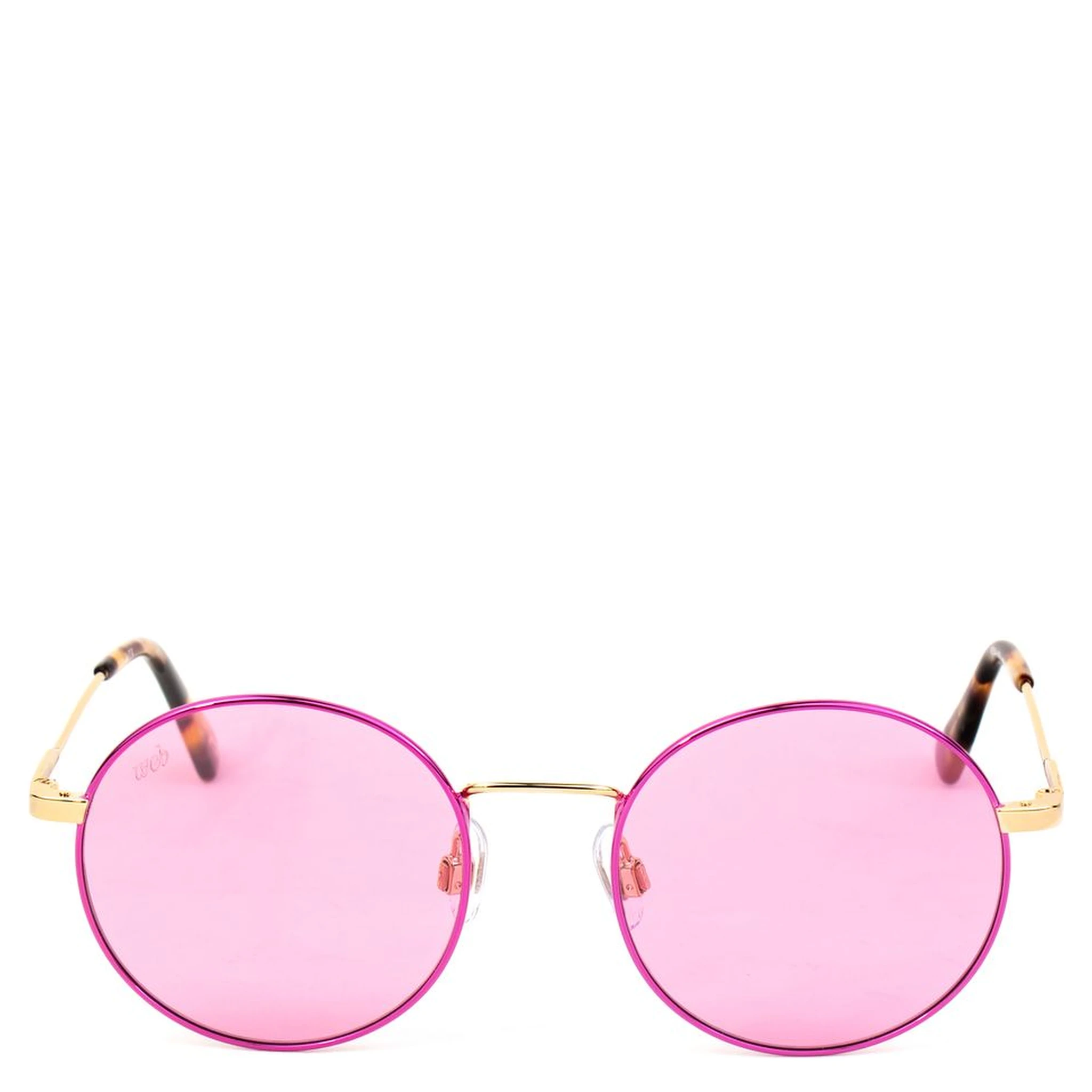 Pink Metal Sunglasses